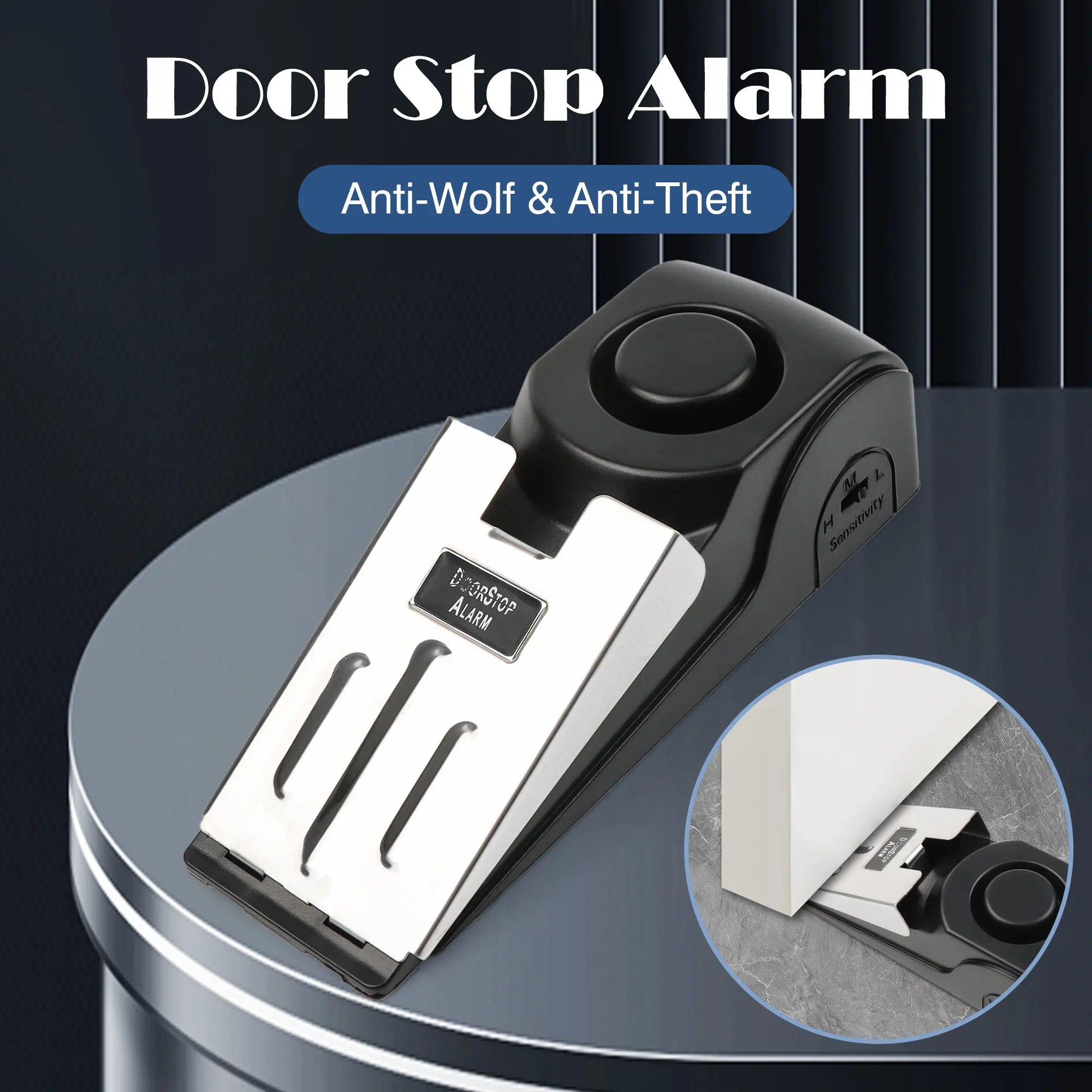 1-Count Door Intrusion Alarm Sensor - Apartment Security Device, Anti-Theft Tool, Home Protection System to Deter Intruders and Alert Neighbors, Door Alarm Sensor, Alarm System For Home Security
