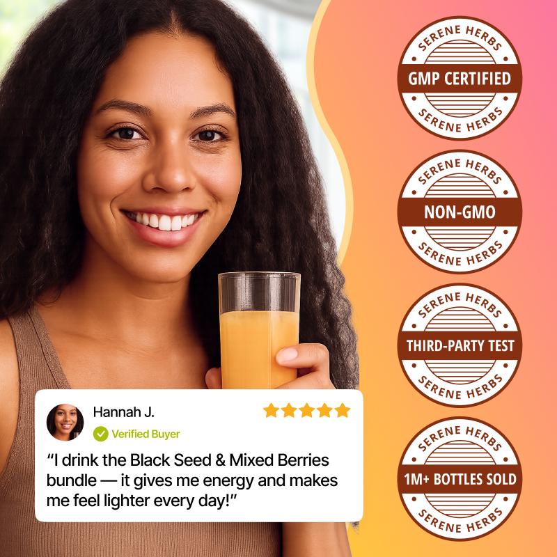 Serene Herbs 16 Day Soursop Reset | Organic Herbal Detox Cortisol Bundle Gut Healthy Booster Immune Support & Energy | Non-GMO, Vegan (32 fl oz, 16 fl oz Each)