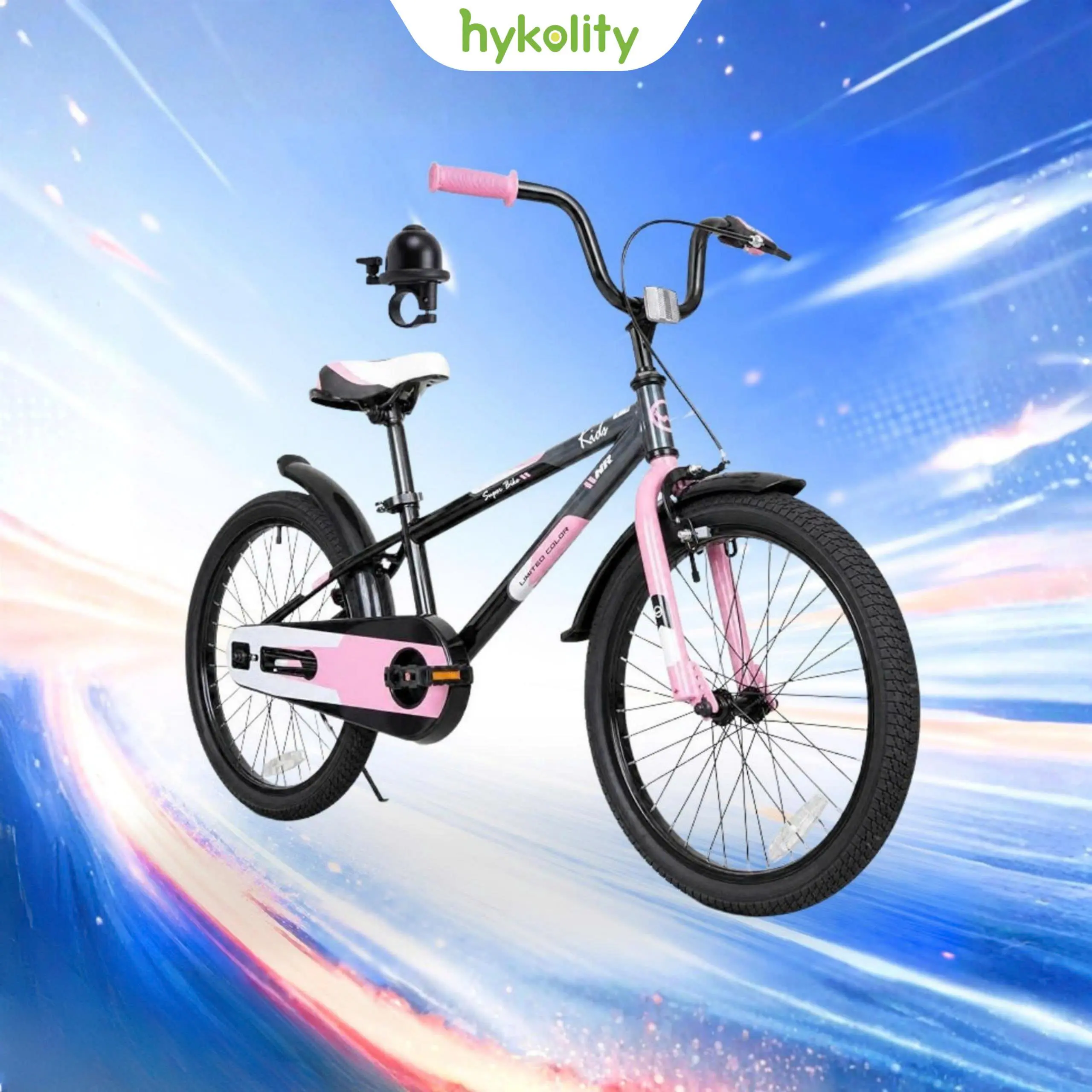 [Christmas Gifts] Kids BMX Bikes for Boys & Girls, 14/16/20 Inch Steel Frame Bicycle, Coaster Brake & Hand Brakes, Adjustable Seat & Handlebar, Training Wheels & Kickstand Included, Multiple Colors
