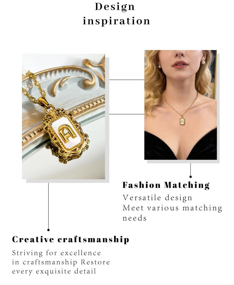 GGIRL 18K Gold Plated Initial Letter Pendant Necklace for Men & Women Elegant Wave Chain Alphabet A-Z Fashion Jewelry Gift for Holiday Haul Christmas Birthdays Anniversaries