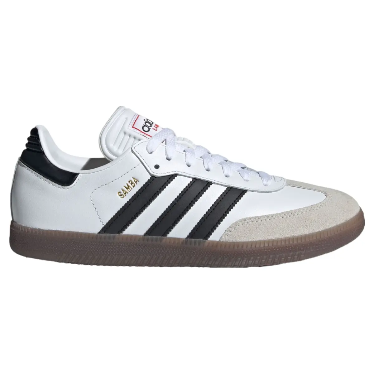 adidas Samba Indoor Cloud White Core Black Vivid Red Men's Fashion Shoes New