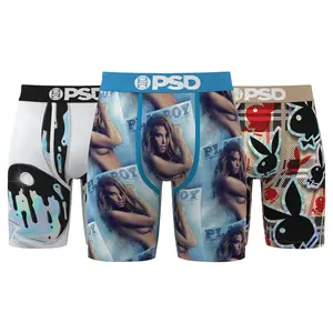 PSD Men's PB Iconic 3-Pack Boxer Brief, Multi, L