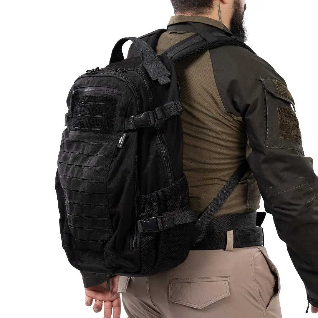 BD-40L Multipurpose Tactical Loadout Backpack - 40L 600D Nylon Ballistic, Upgradeable MOLLE System, Ergonomic Comfort, Zipper with Smooth Operation, Adjustable Strap, Hydration Compatibility, Integrated Tube-Routing Channels