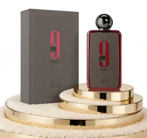 9 PM Rebel Unisex Eau De Parfum 3.4 Fl Oz 100Ml Luxurious Bold Scent with Spices Sweet Fruits & Deep Woods For Men & Women