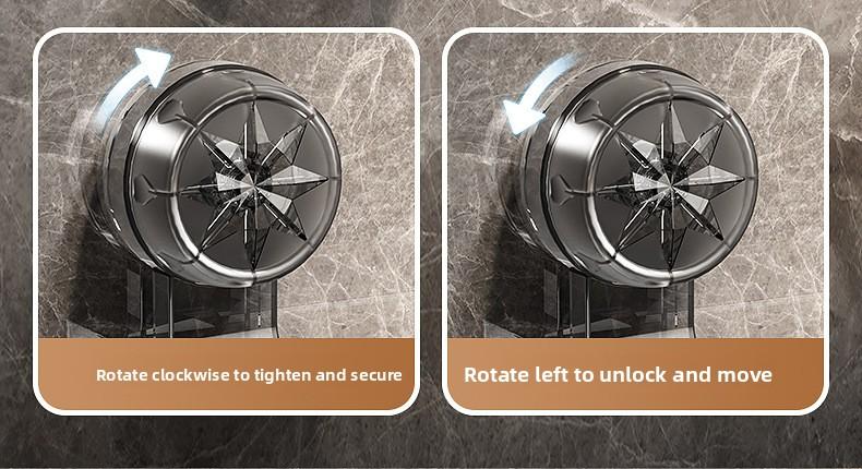 Stainless Steel Suction Cup Towel Rack No-Drill Adjustable Bathroom Kitchen Storage Shelf Toilet Bath Slipper Rack Shower Curtain Rod