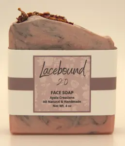 Lacebound 2.0 - Natural Cold Processed Face Soap for All Skin Types - 4 oz Bar