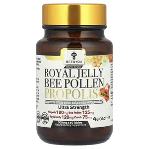 Bee & You Royal Jelly Bee Pollen Propolis , 60 Tablets
