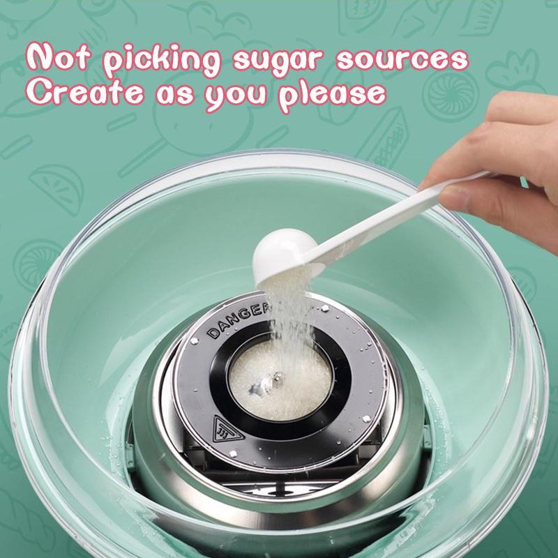 LIVEFULL Cotton Candy Machine for Home – Includes 6 Flavors & 6 Sticks, Easy to Use, Fun for Kids & Family Parties, US Plug