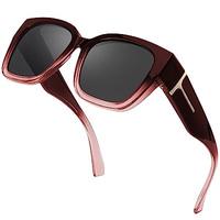 Red frame  grey lens