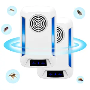 2026 Upgraded Ultrasonic Pest Control Repeller, Indoor Mouse Repellent for Rat, Mice, Rodent, Roach,Cockroach, Insect, Mosquito Electronic Plug in Pest Control 2 Packs