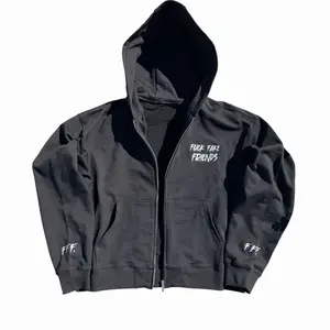 FFF Embroidery Zip Up Suit