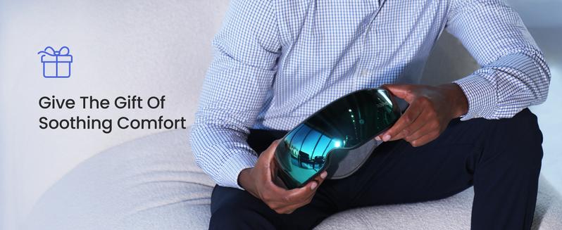 RENPHO Eyeris Caligo Eye Massager with Heat,Mist & Temple Massage, Relieves Migraines, Eye Strain & Dry Eyes, Adjustable Slidable Massagers, Bluetooth Music, Valentines Day Gift Choice for Man Women