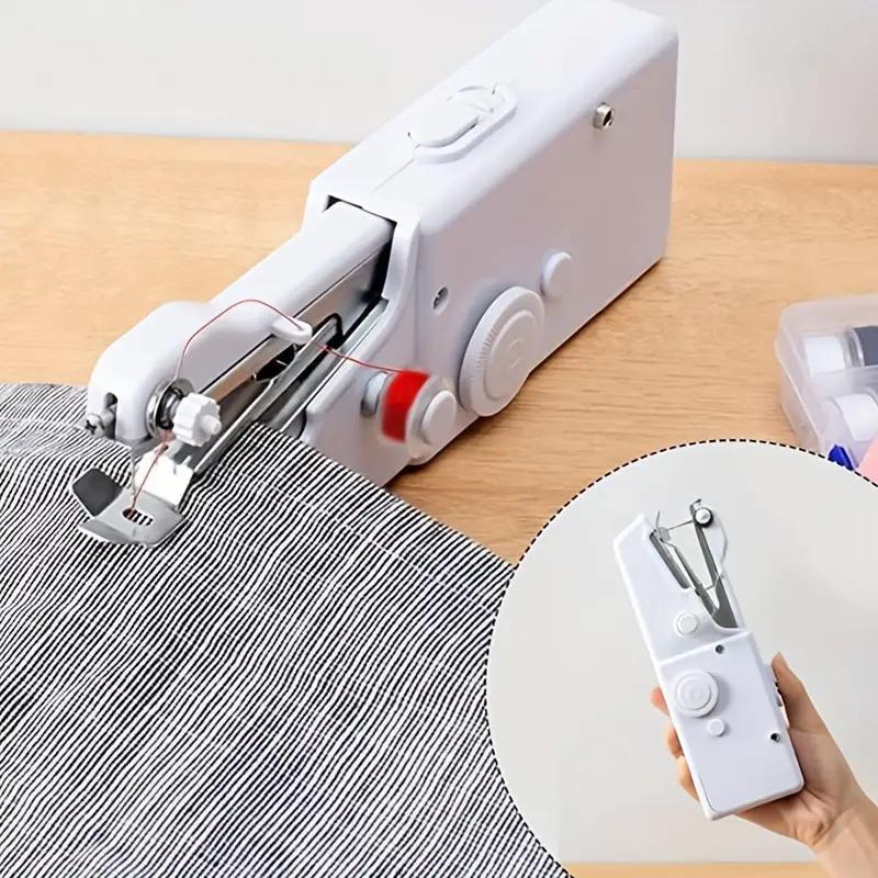 1 Set New Portable Mini Sewing Machine,Handheld Electric Sewing Machine Set, Practical Quick Stitching Sewing Machine for Home Use,Birthday Gift ldeas, Home Decor, Gifts for Girlfriend [batteries Not Included]