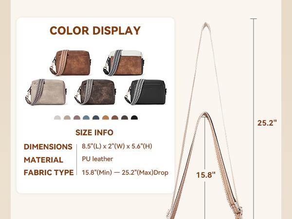 [Valentine's Day Gift] BOSTANTEN Crossbody Bag for Women Vintage Crossbody Purse Women Handbag Small Tote Bag with Adjustable Strap