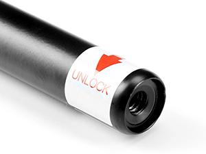 Deconovo Black Curtain Rods for Windows 48 to 84 Inches, Standard Adjustable Decorative Single Window Curtain Rod Set, 3/4 Inch Diameter Steel Tube with Black Finish