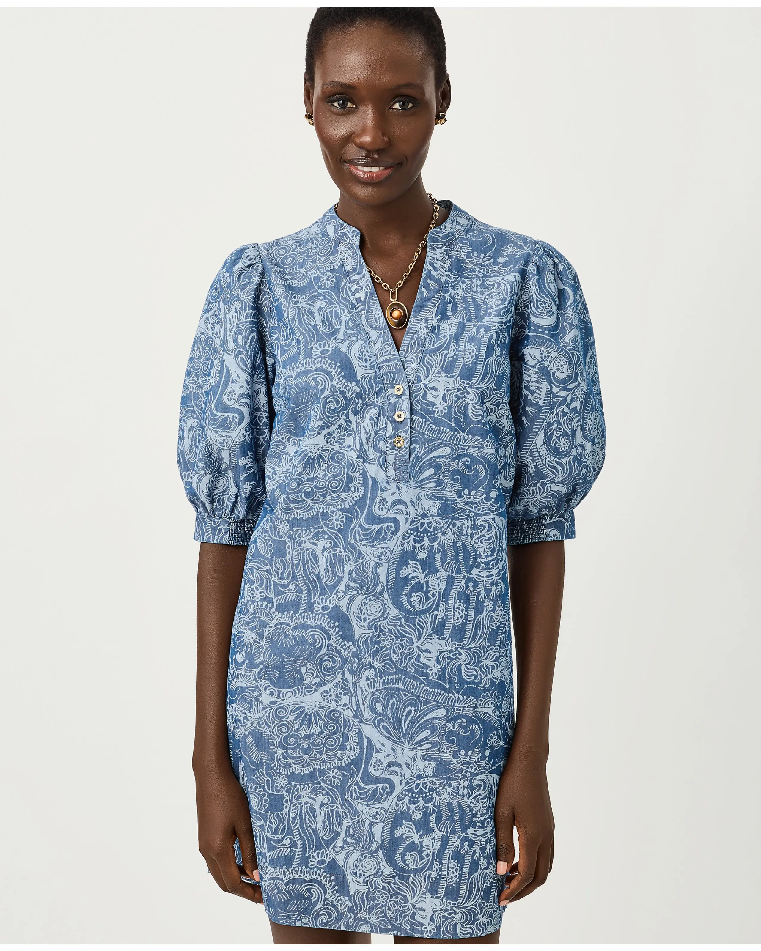 Mialeigh Elbow Sleeve Dress