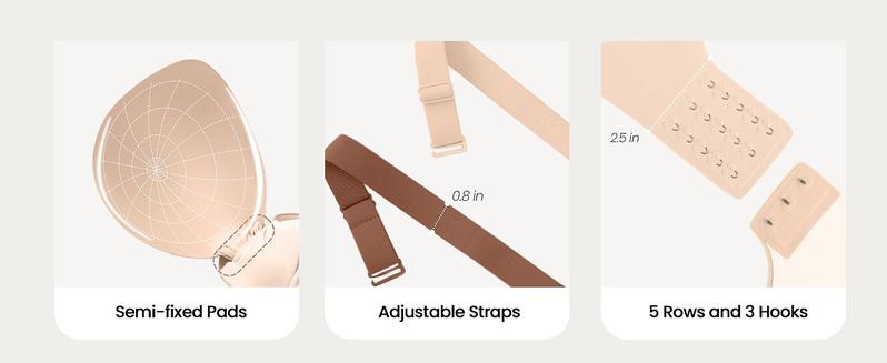 OEAK Women's Jelly Seamless Bras Deep V Wireless Plus Size Full Coverage Comfort Bras No Underwire Bra Soft Breathable Sleep Bralettes OEAK Women's Jelly Seamless Bras Deep V Wireless Plus Size Full Coverage Comfort Bras No Underwire Bra Soft Breathable Sleep Bralettes