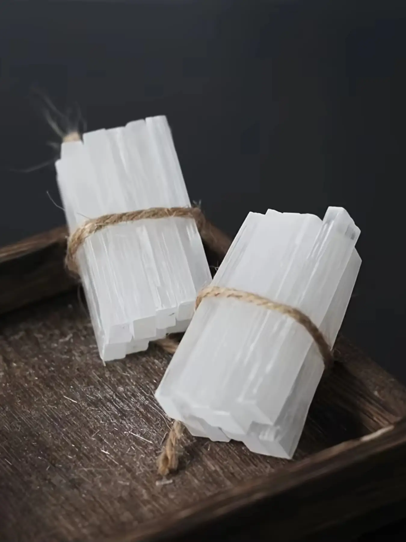 5/10/20pcs Selenite Stick, Crystal Sticks, Gypsum Wands, White Gypsum Quartz Mineral Points for Meditation, Decorative Display