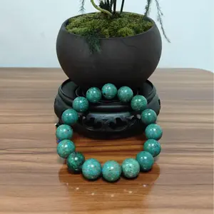 Green Phoenix Pine Bracelet | Symbolizes Good Fortune | Strength and Longevity | Helps Regulate Emotions | Attracts Wealth and Wisdom | Serves as Emotional Support | Blessed by a Taoist Priest