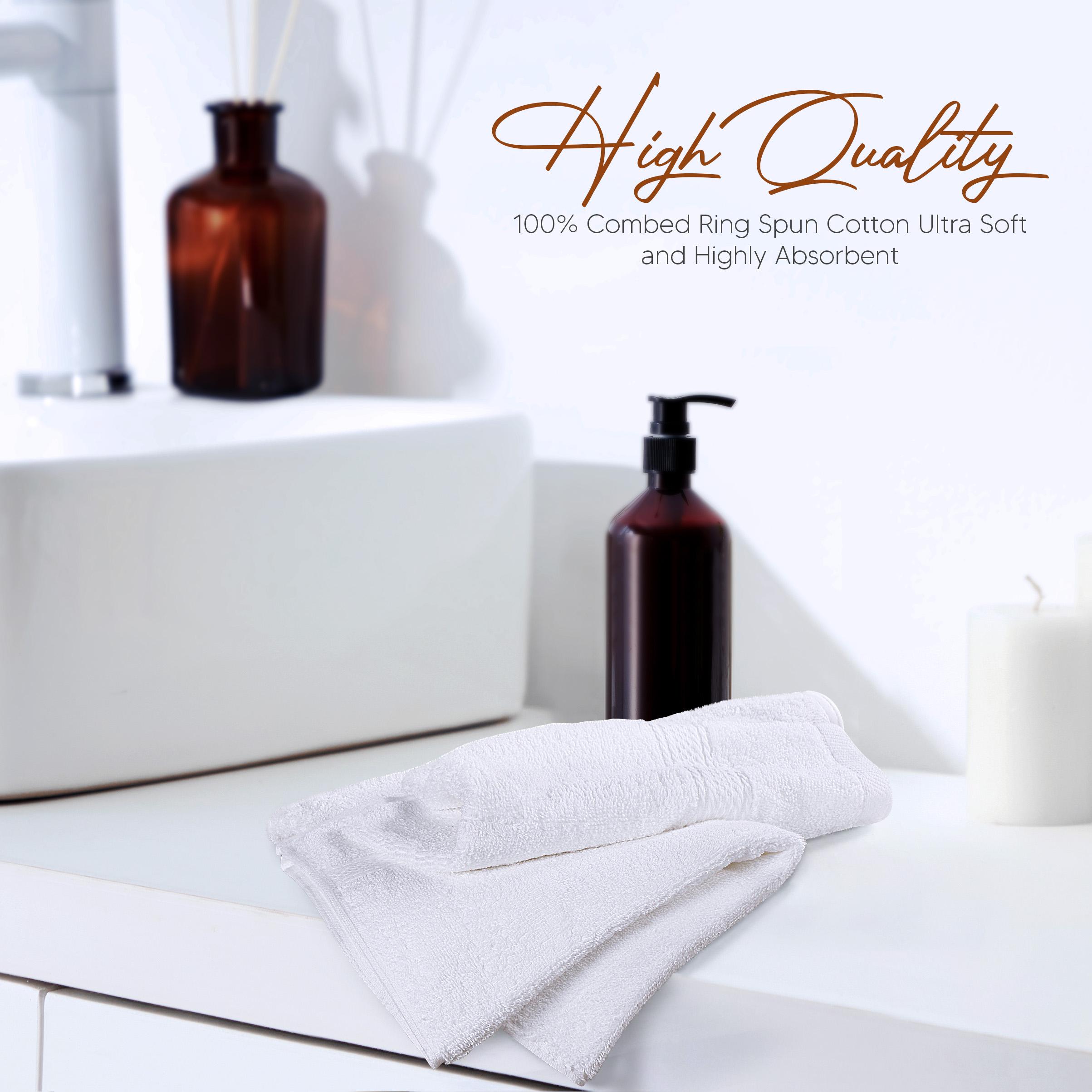 Utopia Towels 6 Pack Hand Towels, 16x28 Inches, 100% Ring Spun Cotton, Ultra Soft, Highly Absorbent 600 GSM Towels for Bathroom, Gym, Spa & Gift Set bath sheet Premium Washcloth