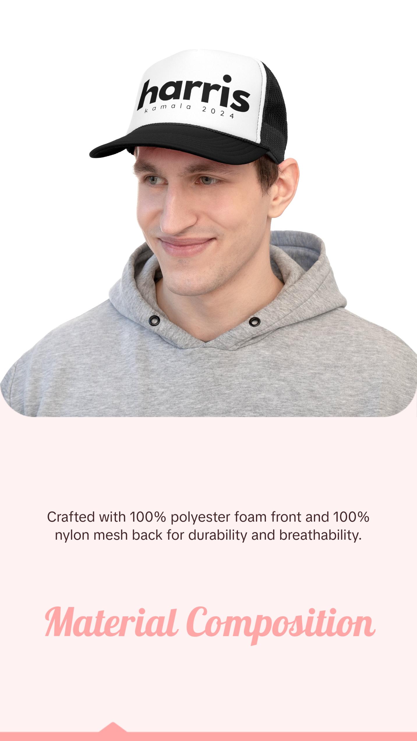 Kamala Harris Trucker Hat - Harris 2024 Hat