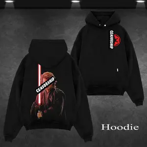 Anakin Sith Lord and The chosen one Dark and Light Double Printed Wars Oversize Hoodie Tshirt Acid Washed Tee TV Show Graphic Top Cotton Gift T-Shirt For Comic Lover, Gift T-Shirt For Movie Lover Men's Regular Fit Floral Print Tee streetwear