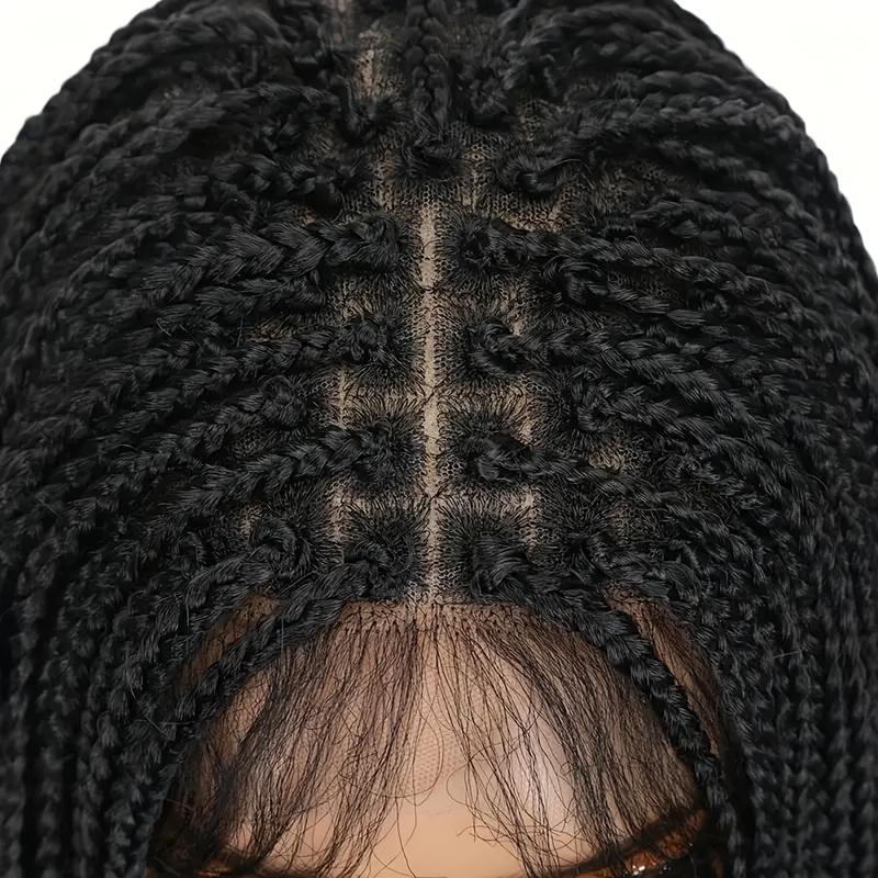 30 Inch Full Lace Braided Wig – Extra Long Box Braids, Natural Hairline, Glueless & Ready to Wear