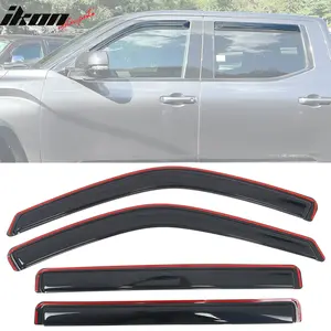 Window Visors for Toyota Tundra Crew Cab 2022-2026 In-Channel Deflectors