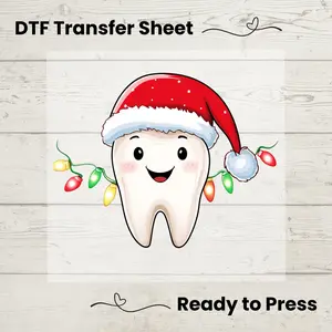 Christmas Dentist DTF, Dtf Transfer Sheet, Ready to Press, Custom Dtf,  Heat Transfer, Shirt Transfer, Dentist Gift, Holiday Sweater Gift