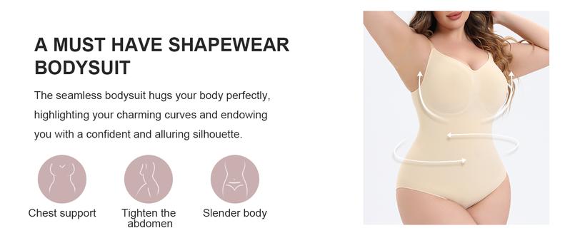 SHAPERX Bodysuit for Women Tummy Control Shapewear Briefs Style Womenswear Underwear