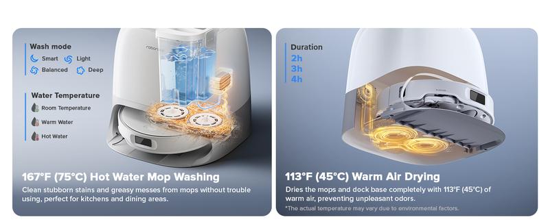 Roborock Qrevo Curv S5X Robot Vacuum and Mop, 17000Pa Suction, Zero-Tangling Design, FlexiArm Side Brush, Smart Obstacle Avoidance, Self-Washing & Drying & Emptying for Carpet, Pet Hair, Hard Floor #TikTokShopBlackFriday #TikTokShopCyberMonday