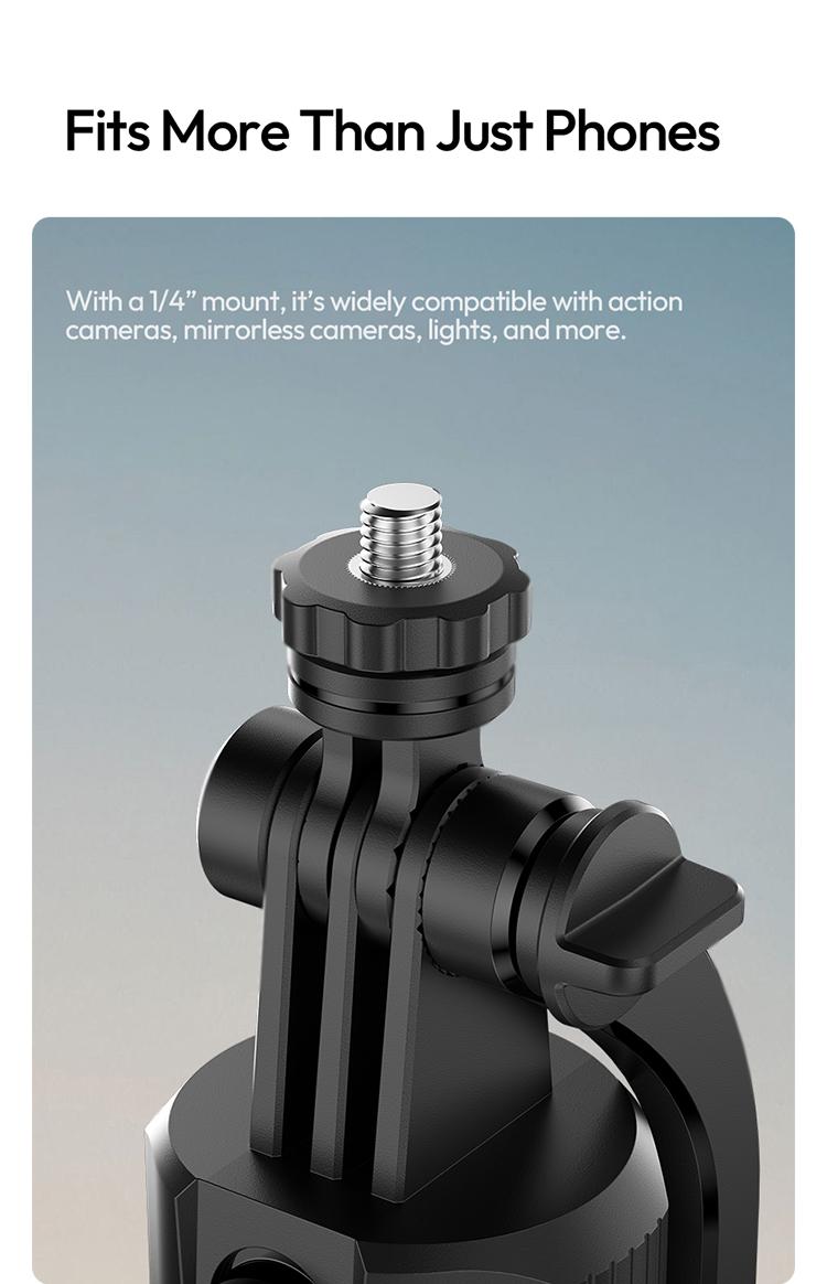 ULANZI TT23 64" Auto Face Tracking Tripod for iPhone/Android with Remote 360° Rotating Selfie Stick Follows Your Movement Facial Recognition Tripod for iPhone 17/16/15/14/13/Android/Camera/GoPro ULANZI TT23 64" Auto Face Tracking Tripod for iPhone/Android with Remote 360° Rotating Selfie Stick Follows Your Movement Facial Recognition Tripod for iPhone 17/16/15/14/13/Android/Camera/GoPro