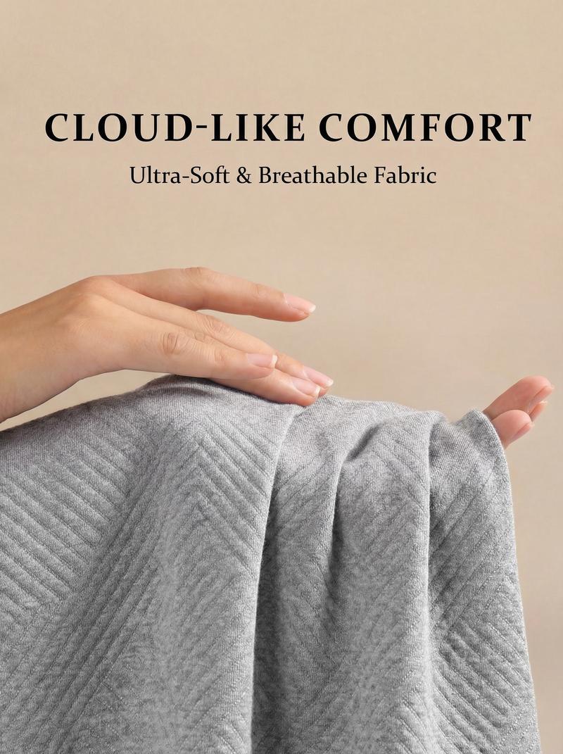 KatchMe Women's Slouchy Solid Color V-Neck Loose Textured Pullover & Drawstring Waist Trousers Co-ord, Minimalist Two Piece Outfits, Soft Womenswear KatchMe Women's Slouchy Solid Color V-Neck Loose Textured Pullover & Drawstring Waist Trousers Co-ord, Minimalist Two Piece Outfits, Soft Womenswear