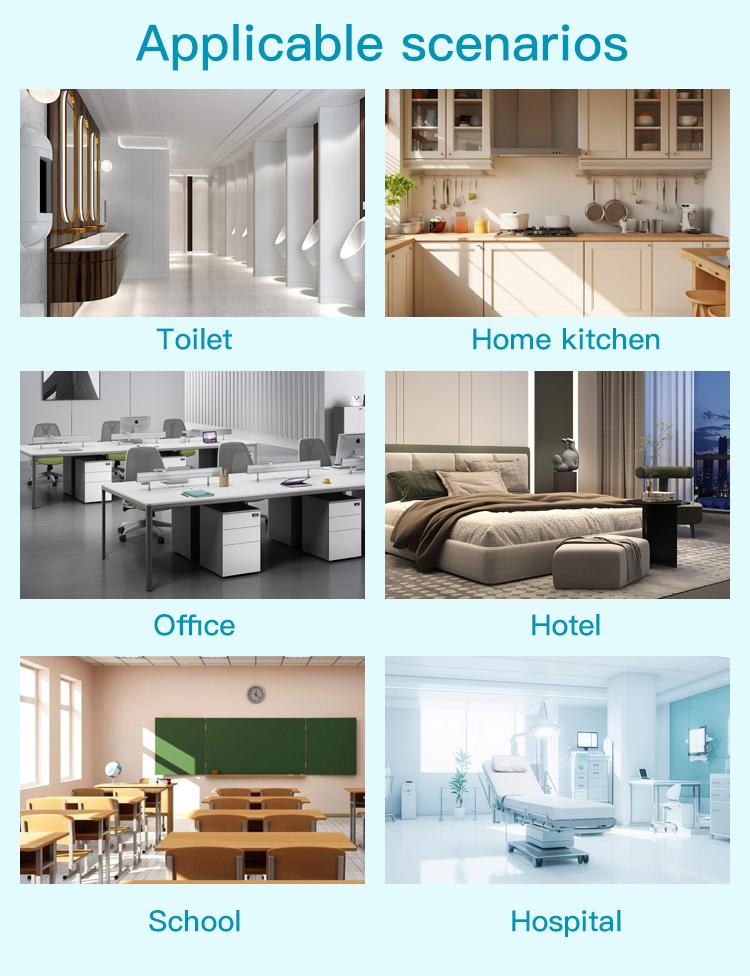 Automatic Soap Dispenser, 12oz Touchless Foaming Soap Dispenser, USB Rechargeable, 4 Adjustable Levels, Waterproof, Kitchen Gadgets, Home Essentials Hand Wall, Bathroom soap dispenser Restroom