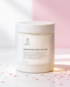 Unscented Whipped Body Butter I All-natural Eczema Relief, Dry Skin Moisturizer | Handcrafted