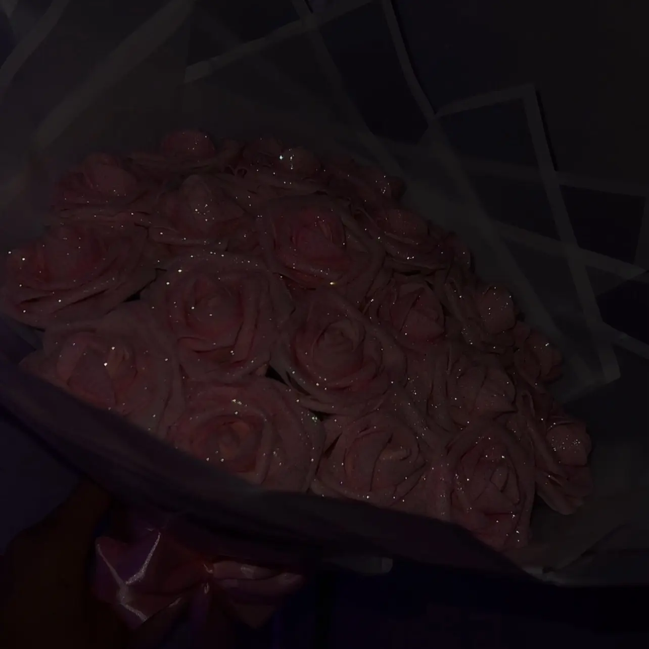Glitter Rose Bouquet *NO ACCESSORIES* | Eternal Flowers | Forever Roses
