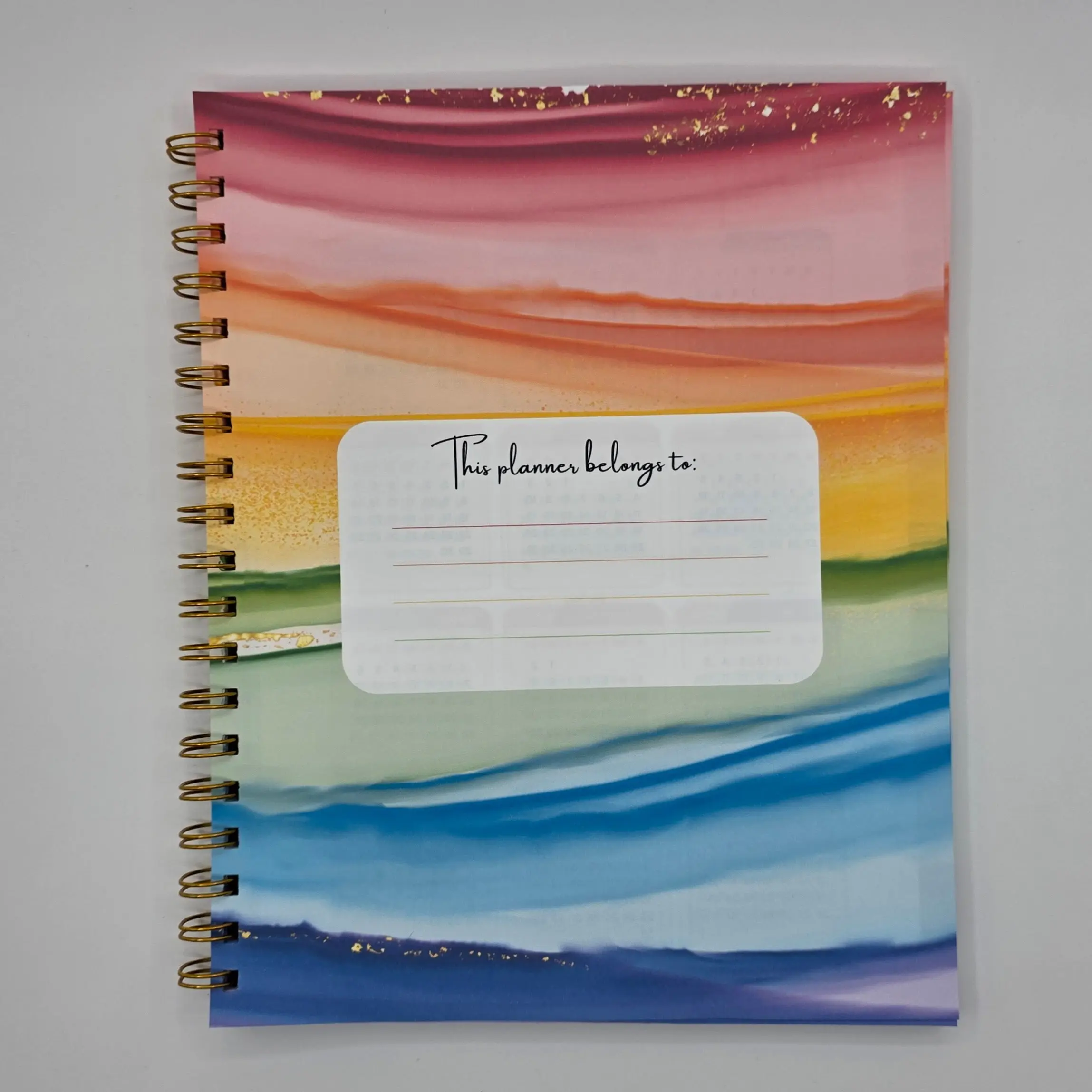 Rainbow Weekly Planner - TikTok Shop