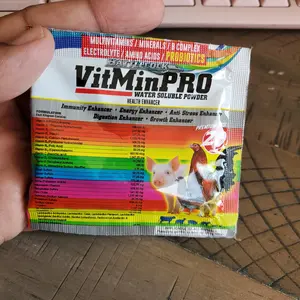 two packets Vitamins pro for Livestock & Poultry 20gram Pack enhancer immunity energy anti stress digestion growth one packet mix with 5 gallons of water