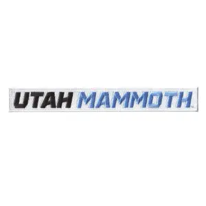 UTAH MAMMOTH Name Tape 1" Tall, 7. 75" Wide (Not an Iron-on Patch)