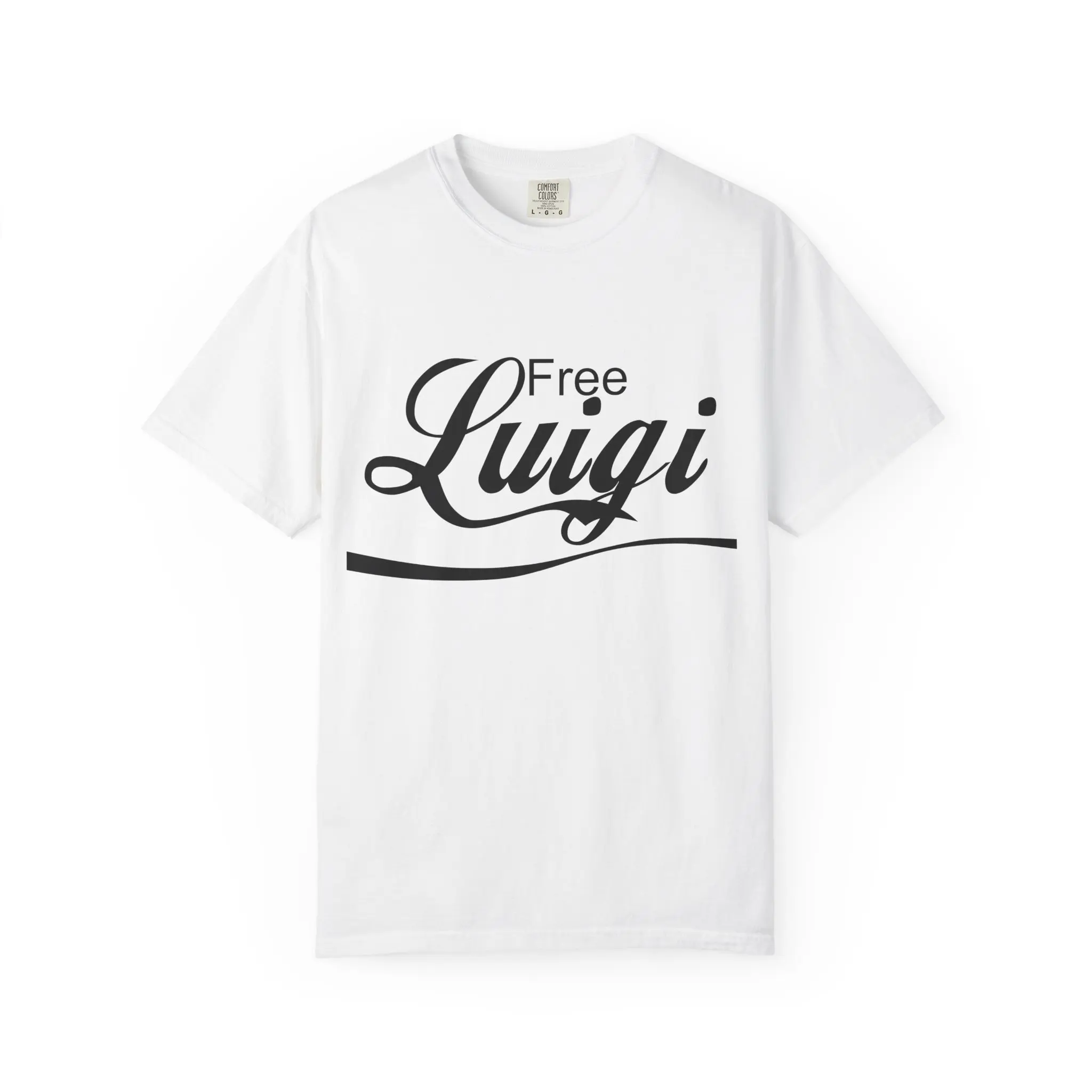 Free Luigi T-shirt | Script Logo Tee