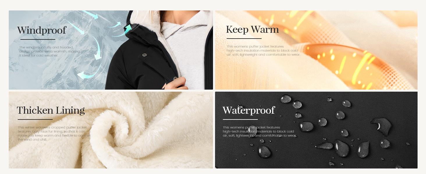 Arssm Women’s Sherpa Lined Fleece Puffer Jacket – Quilted Hooded Winter Coat for Cozy Street Style & Cold Weather Outfits