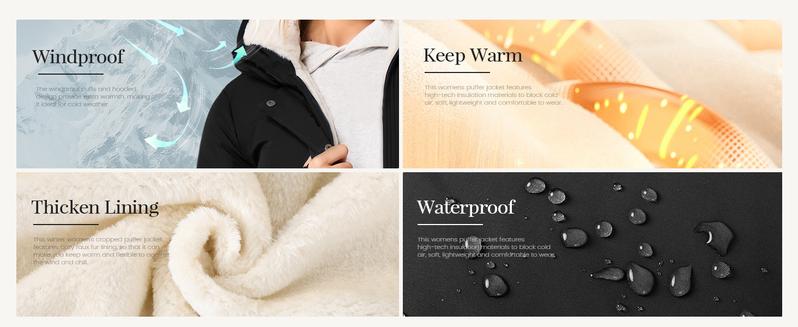 Arssm Women’s Sherpa Lined Fleece Puffer Jacket – Quilted Hooded Winter Coat for Cozy Street Style & Cold Weather Outfits