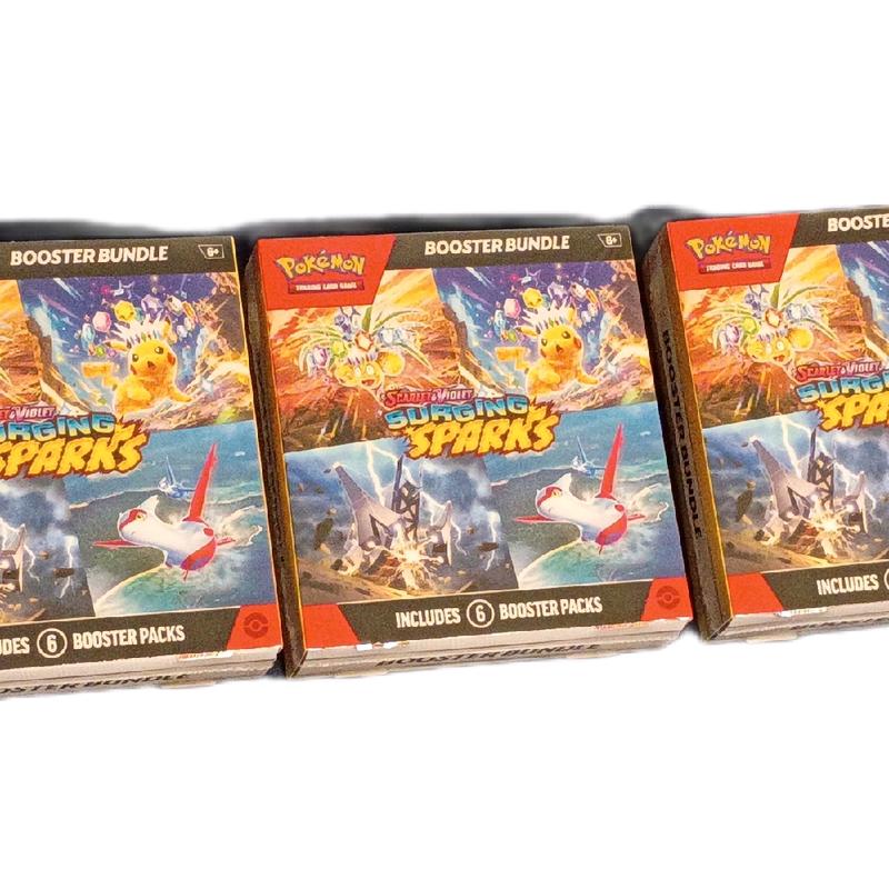 Pokemon 3x Surging Spark Booster Bundle 18 pack Energy Break!!!