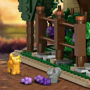 Winery Chateau House Building Set with Lights, Vineyard Castle Construction Model Home Decor, 1826 PCS Vine Estate Autumn Cabin Building Block Kit Gift for Mothers Day Adults Teens Boys Girls,Christmas Gift