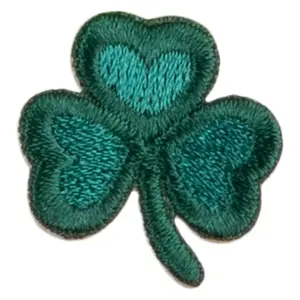 Shamrock St. Patrick's Day Embroidered Iron On Patch