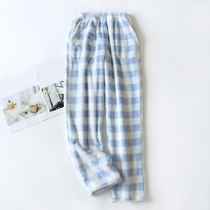 2025  Pajama Pants Warm Flannel Casual Loose Fleece Lounge Pants Sleep Pants Lazy Pants Womenswear Nightwear