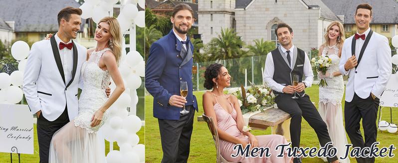 COOFANDY Men's Suit Jacket Slim Fit Casual One Button Blazer Jacket