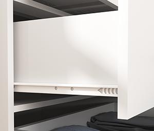 6 Drawer Wooden  Dresser, Large Storage Cabinet Modern Chest of 6 Drawers Night Table, Bedroom Storage Organizer, Storage Dresser Chest of Drawers for Bedroom, Closet, Living Room