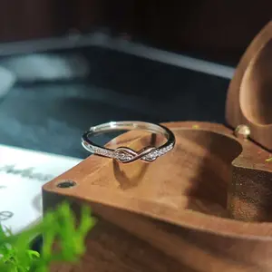 Valentine’s Day Ring – Adjustable Ring for Lovers – Inverted Number 8 – Endless Love