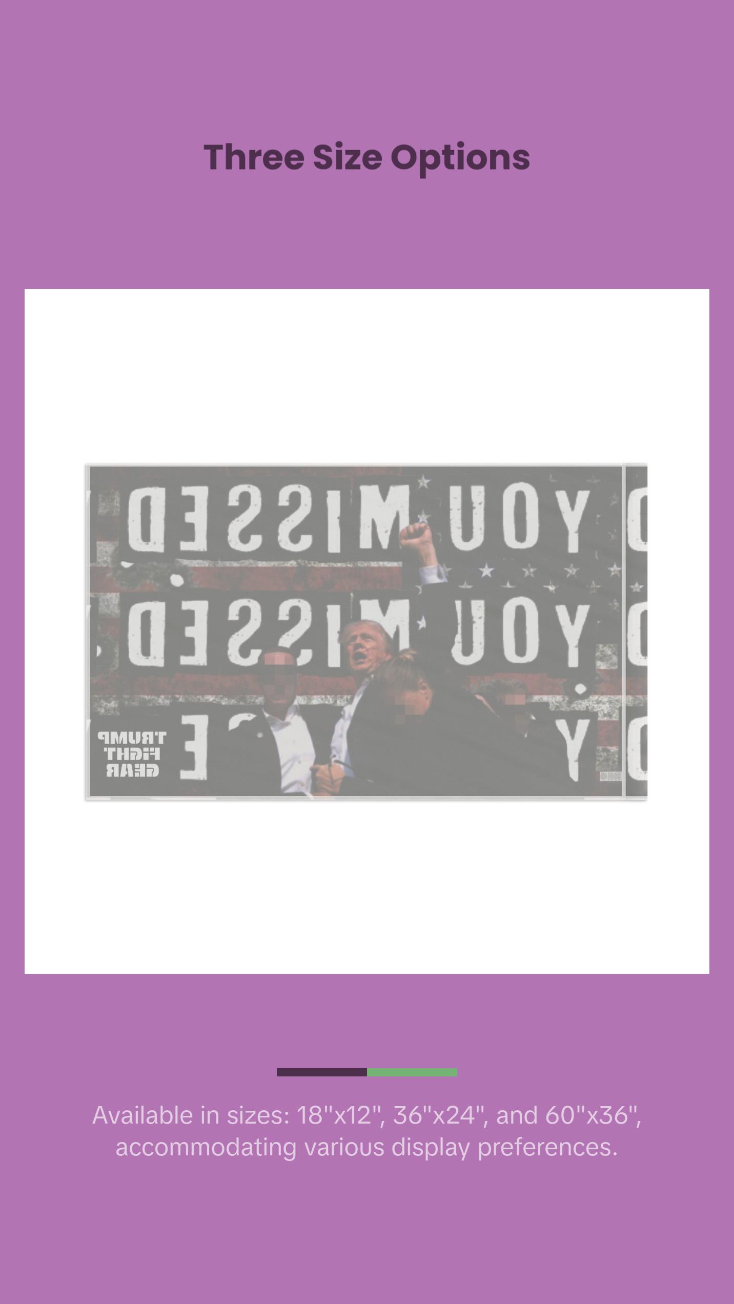 TRUMP FIGHT GEAR Flag